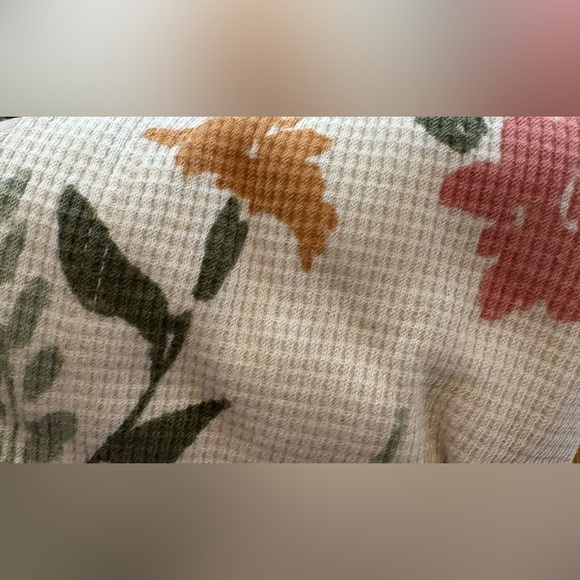 Carter's Floral Zip Front Hoodie Thermal Jumpsuit Size | 18M - Picture 3 of 6